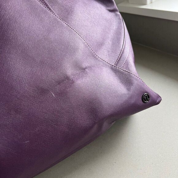 Lululemon All Day Purple Durable Tote Shoulder Travel Gym Work Bag - Picture 9 of 13